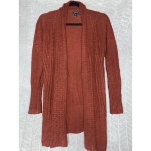 Torrid Cable Knit Open Front Cardigan Sweater